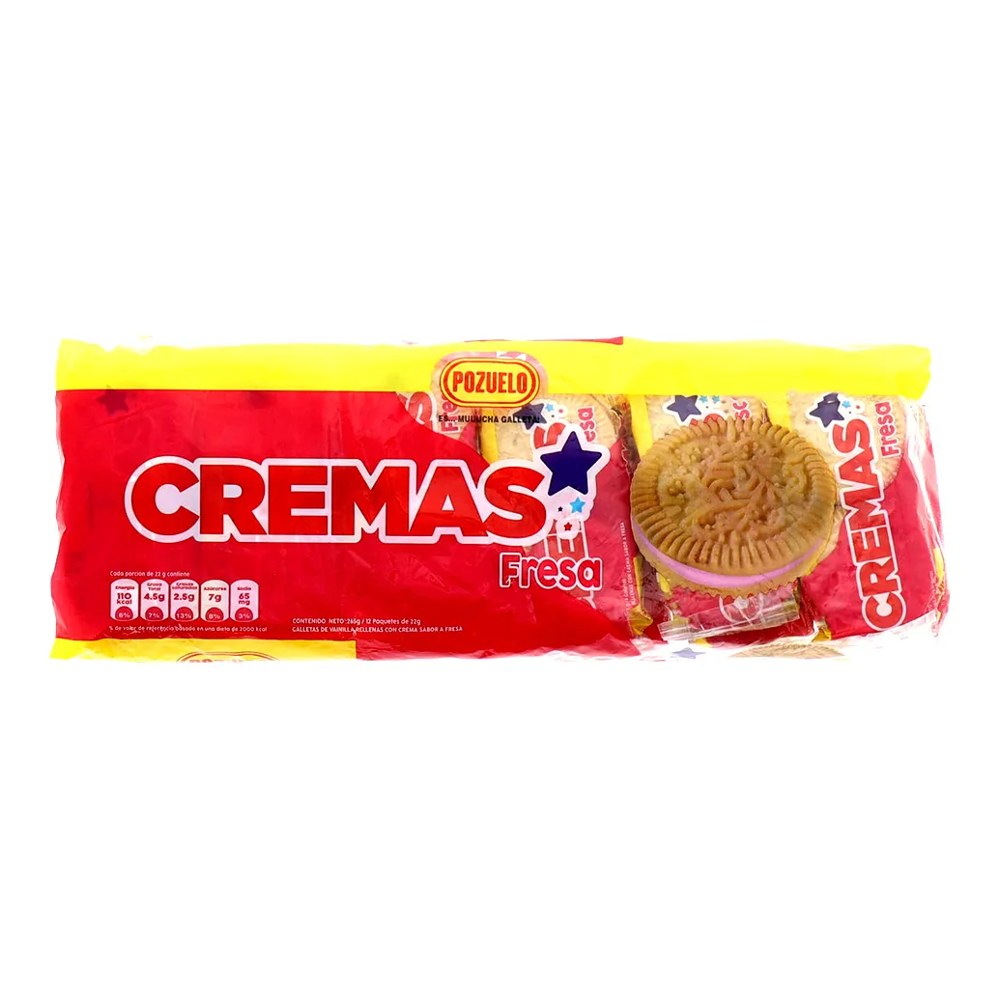 Pozuelo Galletas Cremas Fresa