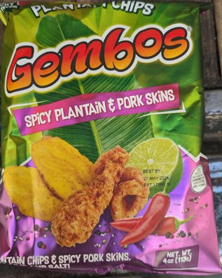 Gembo Tajada Platano Chile Limon