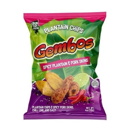 Gembos Tajada Platano y Chicharron Chile Limon
