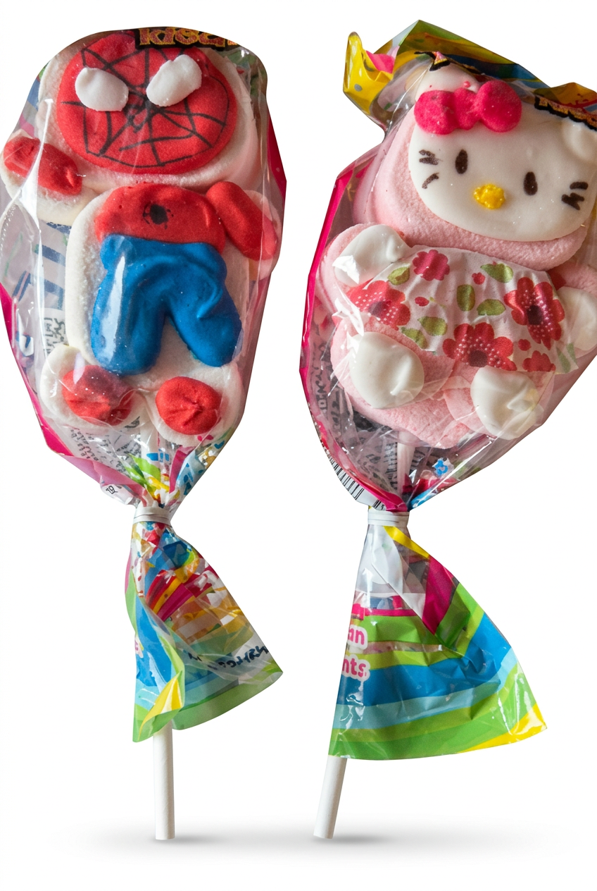 Dulces Ideas Paletas de Marshmallow